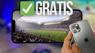 ✅ VER PARTIDOS de FUTBOL en iPhone gratis en VIVO sin Aplicaciones [upl. by Arbas160]