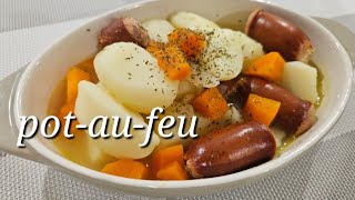 Lets make a simple pot au feupotofu soup recipe [upl. by Taylor]