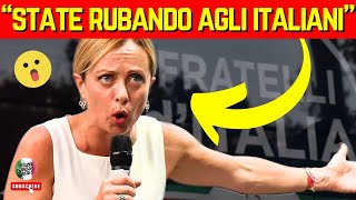 GIORGIA MELONI DISTRUGGE LA SINISTRA LE SUE PAROLE SONO FORTISSIME quotVERGOGNATEVIquot [upl. by Fong]