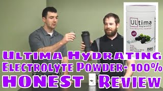 Ultima Hydrating Electrolyte Powder 100 HONEST Review [upl. by Urbanna]