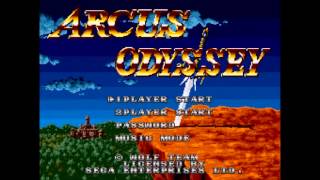 Arcus Odyssey Game Over Genesis Music [upl. by Oralee]