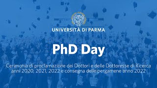 PhD Day  Auditorium Polifunzionale 31052022 [upl. by Edaj]