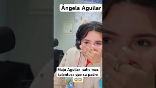 Angela Aguilar con sus ojitos pispiretos no sabia que hacer al escuchar el podcast celestial viral [upl. by Kho]