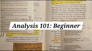 A beginners guide to Critical Literary Analysis [upl. by Ramled]