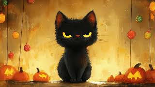 Halloween Cat VJ Loops  Halloween VJ  Halloween VJ Loops Party Background  VJ Loop 4k 2024 [upl. by Oruntha]