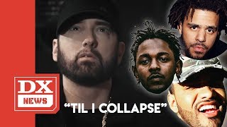 Eminem On quotTill I Collapsequot Best Rapper List quotI Would Add Kendrick Lamar JCole And Joyner Lucasquot [upl. by Curcio371]