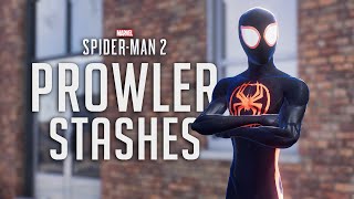 Marvels SpiderMan 2 PS5  All Prowler Stashes [upl. by Alliber]