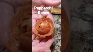 How To Make Pepperoni Roses for a Snack Board  Holiday Appetizers [upl. by Anauqaj664]