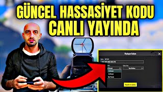 PUBG MOBİLE GÜNCEL HASSASİYET AYARLARI HAKKINDA DETAYLARI YAYIN TEKRARI İZLEYİN 2024 [upl. by Audras]