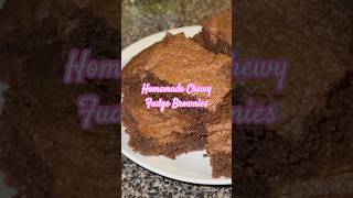 Homemade Chewy Brownies in Minutes  Easy Dessert Recipe [upl. by Primaveria883]