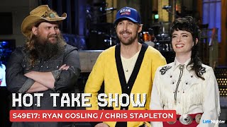 Ryan Gosling  Chris Stapleton SNL Hot Take Show  S49 E17 [upl. by Annawat]