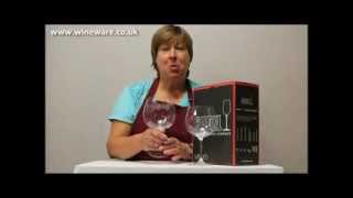 Riedel Vinum Montrachet  Chardonnay Wine Glass Video  641697  Wineware [upl. by Haik]