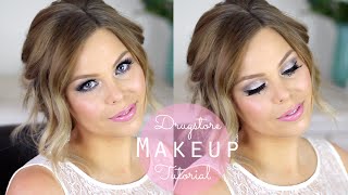 Glamorous Glowing Skin Drugstore Makeup Tutorial [upl. by Fabio]