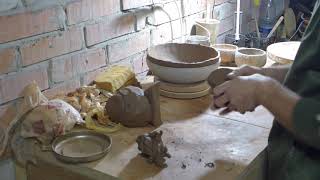 the making of ceramic cooking pot [upl. by Aicilat]