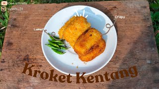 Resep Kroket Kentang Crispy dan LumerCrispy and Melty Potato Croquettes Recipe [upl. by Acinat]