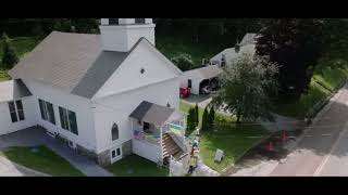 Flooding in Montpelier Vermont Drone View vermont drone montpelier flooding rain [upl. by Areemas]