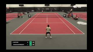 Columbus Challenger Nishesh Basavareddy vs Tristan Boyer  HLs [upl. by Bickart]