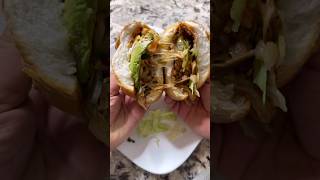 Torta de Carnitas🔥 freddsters torta carnitas mexican sandwich receta [upl. by Halac]