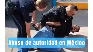 Abuso de autoridad repartidor es sometido injustamente por policías mientras compraba su lonche [upl. by Jacquenetta]