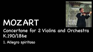 Mozart  Concertone for 2 Violins and Orchestra K190186e [upl. by Alit]