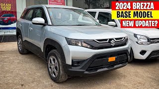 2024 New Maruti Brezza Base Model✅New Updates amp Features Full Review [upl. by Royall365]