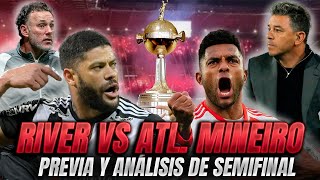 RIVER PLATE VS ATL MINEIROQUIÉN TIENE MÁS CHANCESFIGURAS COMO LLEGANSEMIS DE LIBERTADORES [upl. by Shank933]