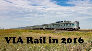 Compilation VIA Rail in 2016 [upl. by Elery]