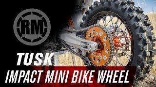 Tusk Impact Motorcycle Wheels for Mini Bikes [upl. by Nyllij]