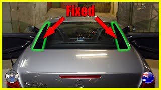 Dodgy DIY  Fixing the Rear Trim Panels on my Mercedes SLK  MGUY Australia [upl. by Tanaka876]