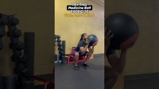 MEDBALL THRUSTERS  CORE LEGS amp ARM  CORE BRACING EXERCISE [upl. by Zaob]