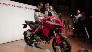 2015 Ducati Multistrada 1200S  EICMA 2014 [upl. by Nasas991]