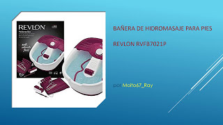 Bañera de hidromasaje para pies Revlon RVFB7021P Pediprep Pedi Spa [upl. by Sorenson]