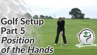 Shaft Angle  Correct Position of the Hands at Address [upl. by Alel]