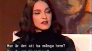 Madonna 1998 swedish talk show interview part 1 [upl. by Julide596]