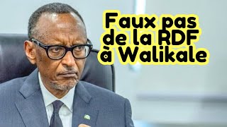 Faux pas de la RDF à Walikale Kagame confronté à des pertes inédites dans le conflit en RDC [upl. by Ardnazxela293]