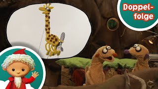 Jan und Henry hören eine Giraffe auf dem Klo 🦒 amp Plumps lauscht  DoppelFolge mit dem Sandmännchen [upl. by Tavia]