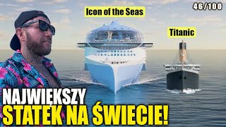 Jak wygląda rejs NAJWIĘKSZYM STATKIEM na świecie Icon of the Seas 10 000 osób NIESAMOWITY LUKSUS [upl. by Aken725]