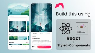 React Styled Components Tutorial Tour App UI with Animations [upl. by Armillas757]