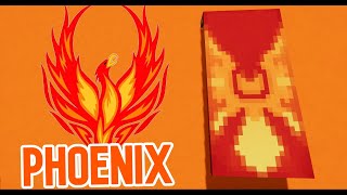 How to make a PHOENIX banner in Minecraft [upl. by Edric]