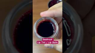 Beetroot Lip Tint Lip Balm  DIY Homemade Lip balm  NO Chemical Pink Lips lipbalm darklips diy [upl. by Guyon]