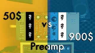 50 vs 900 Preamp Are expensive preamps really worth it BLIND TEST [upl. by Doe]