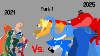 Willy’s Wonderland Vs Willy’s Wonderland 2 Part 12 Stick Nodes Animation [upl. by Ajssatsan]