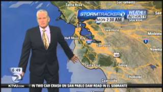 KTVUs Steve Paulson was midforecast in Piedmont quake [upl. by Ameerak]