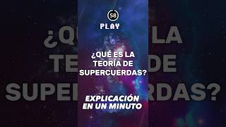 ¿Qué es la teoría de supercuerdas [upl. by Adnorat227]