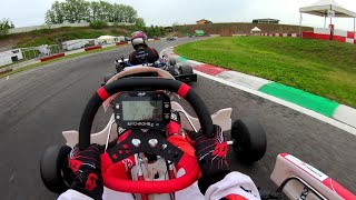 POV Franciacorta Karting Track  Iame X30 Senior  Birel ART [upl. by Sylvie]