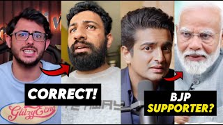 What CarryMinati Did is 100 Correct or Wrong😞 BeerBiceps Supports BJP Reply…Hardik Pandya [upl. by Elledoj]