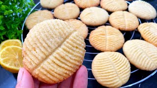 MAKKELIJKE KOEKJES RECEPT ZONDER BOTER OF MARGARINE CITROEN KOEKJES [upl. by Enavi981]