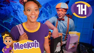 Blippi amp Meekah’s SillyScary Halloween Adventure  1 HR OF MEEKAH  Educational Videos for Kids [upl. by Tod]