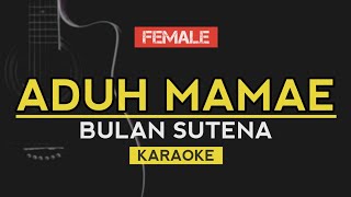 ADUH MAMAE  Ada Cowok Baju Hitam Acoustic Karaoke [upl. by Marilou]