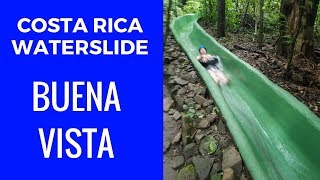 Awesome Costa Rica waterslide Buena Vista Waterslide [upl. by Adnarym]